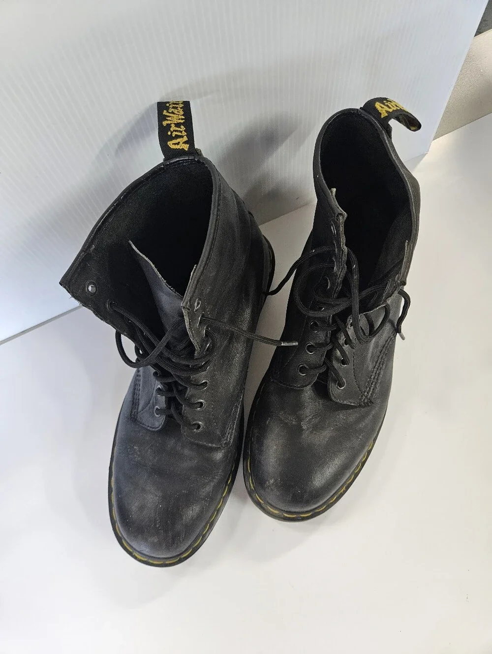 Dr. Martens boots Doc Martens 1460 Black Mens US size 12